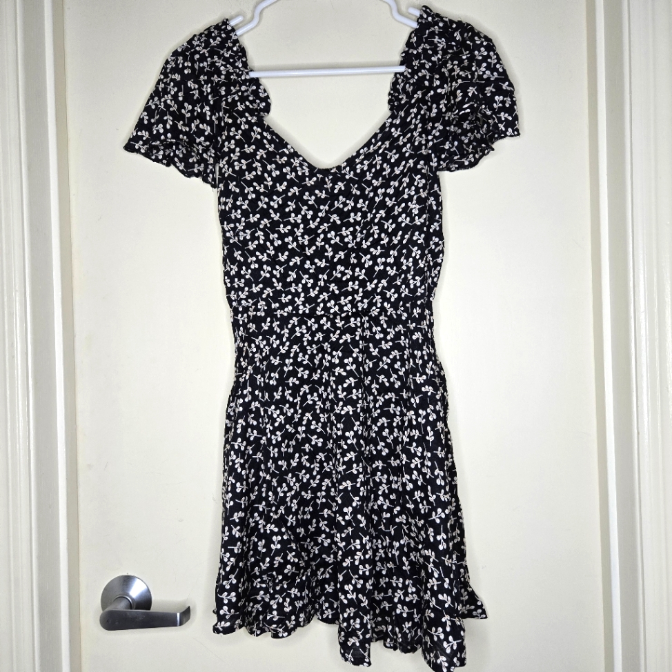 Nwt Band Of Gypsies Floral Print Mini Dress Xs